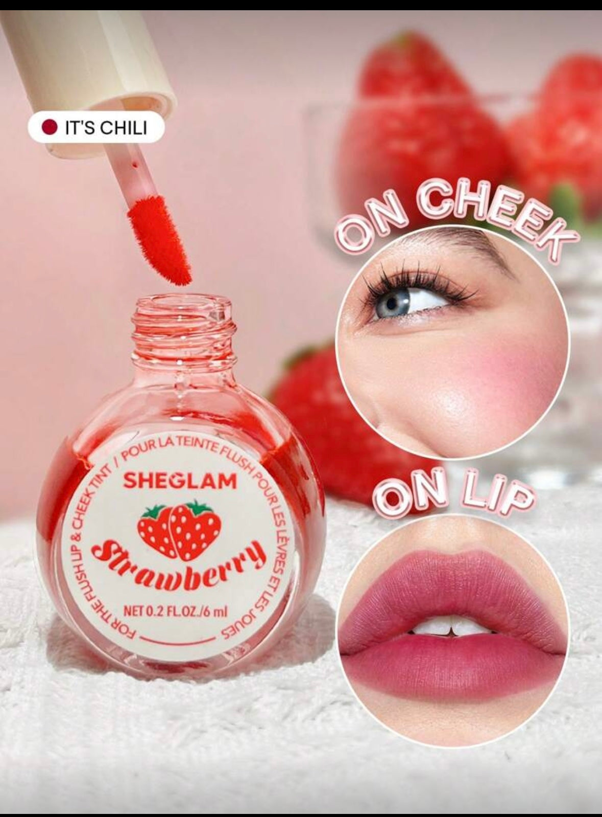 Tinta de labios y mejillas Sheglam