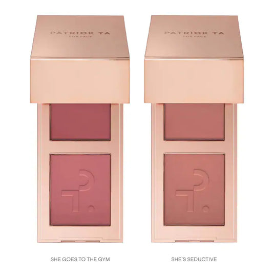 PATRICK TA - Mini Must-Have Major Headlines Double-Take Crème & Powder Blush Duo Set