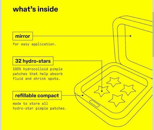Starface Hydro Stars, parches hidrocoloides para espinillas