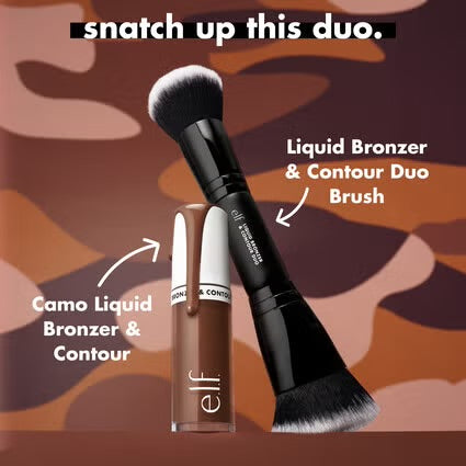 Brocha Elf duo (contorno y blush)