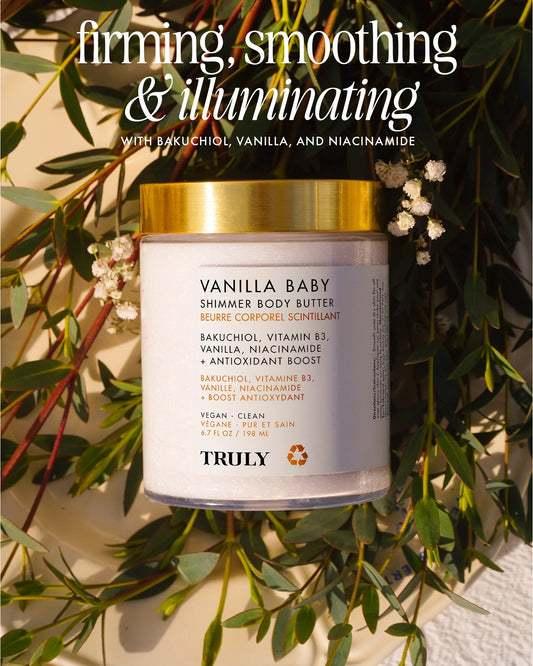 Vanilla Baby Shimmer Body Butter - Truly