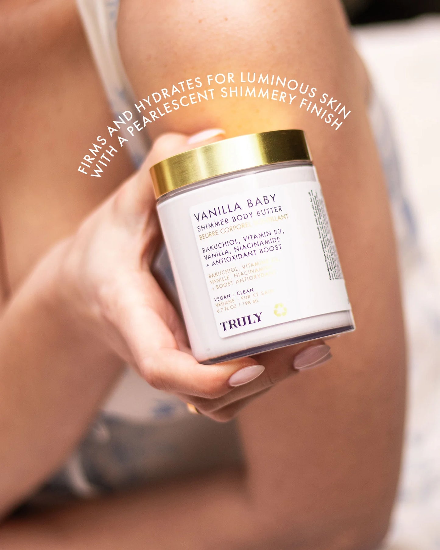 Vanilla Baby Shimmer Body Butter - Truly