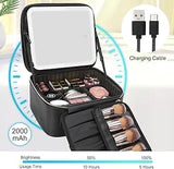 Cosmetiquera con espejo led