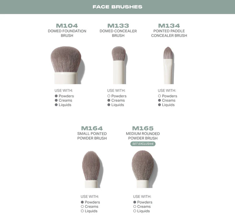 Brochas morphe 16 piezas