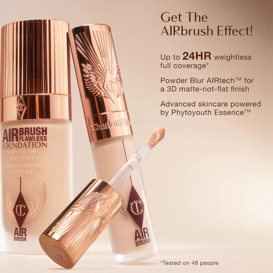 Charlotte Tilbury Airbrush Flawless Crease-Proof Long-Wear Blur Concealer with Hyaluronic Acid