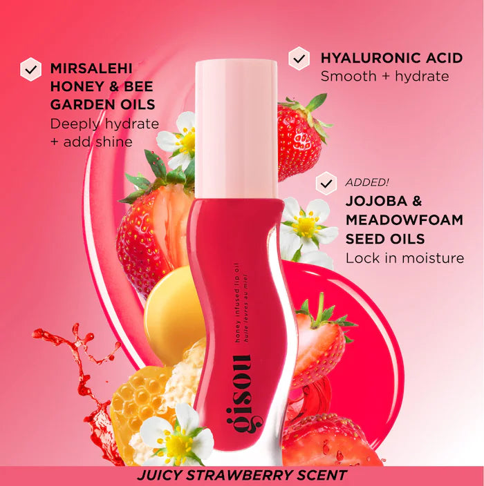 Gisou 
Honey Infused Hydrating Lip Oil