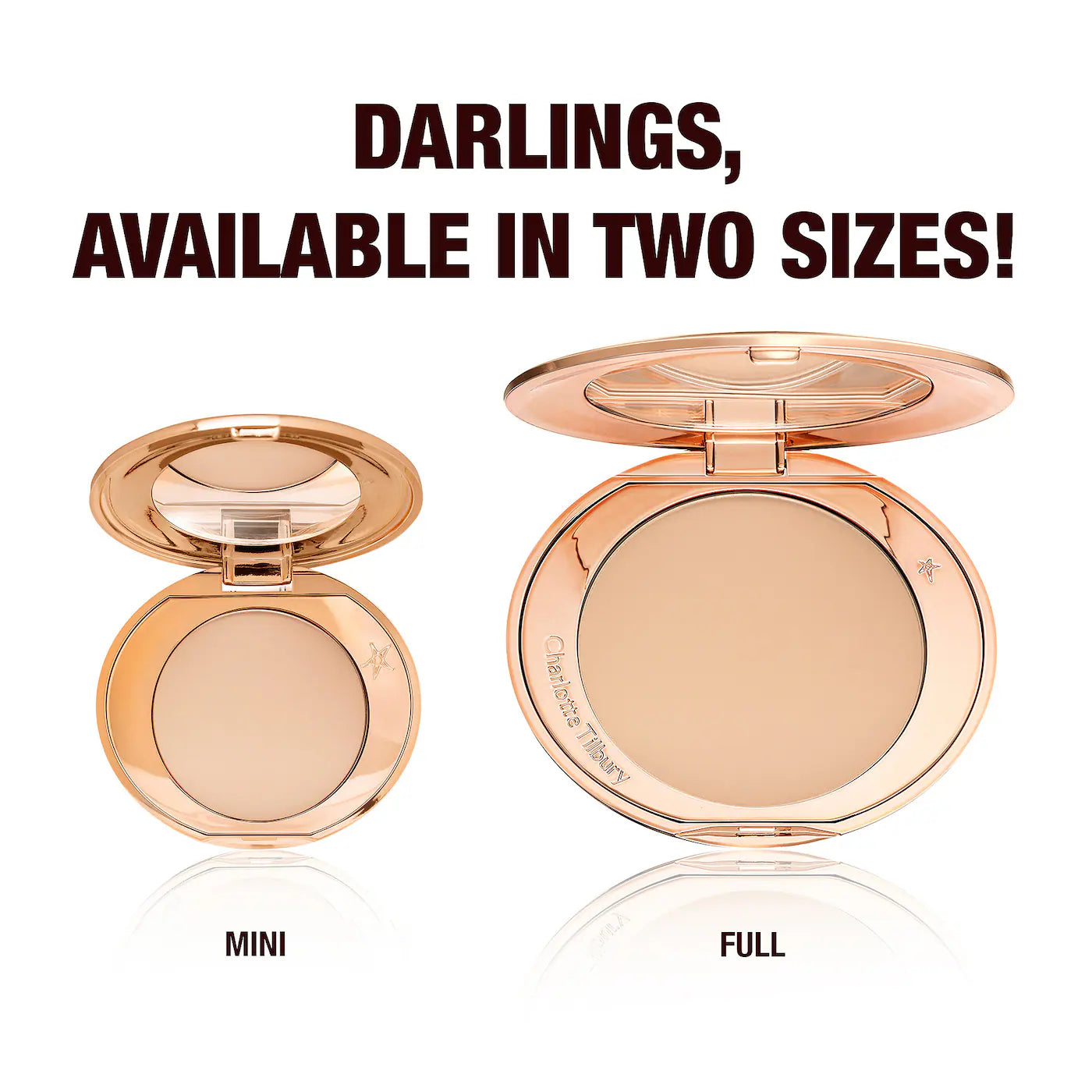Charlotte Tilbury 
Polvos matificantes y fijadores recargables Airbrush Flawless Finish Mini
