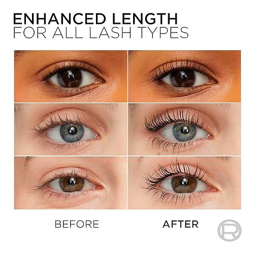 L’Oreal Paris Makeup Original Telescopic Mascara, Separating Mascara Volume and Length Formula, Waterproof, Black