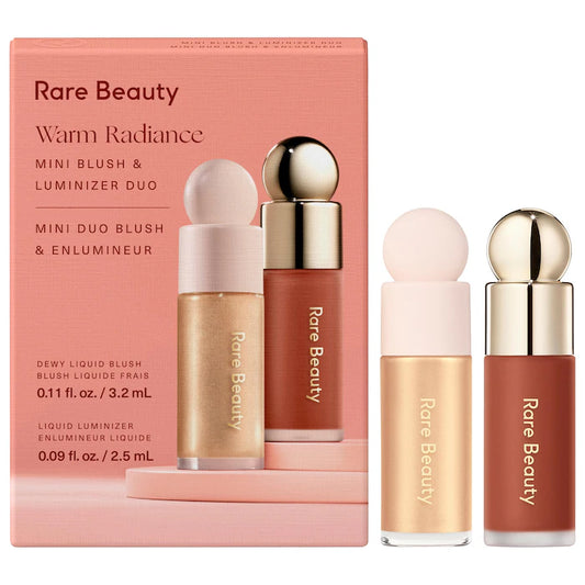 Rare Beauty - Mini Warm Radiance Blush & Luminizer Duo Makeup Gift Set