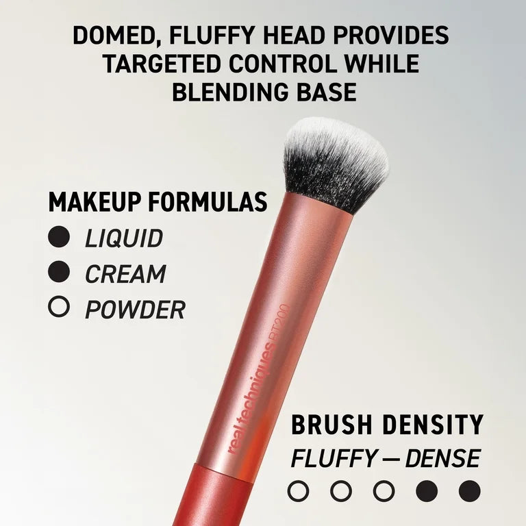 Real Techniques Everyday Essentials Kit, Makeup Brush & Beauty Sponge Set, 5 Piece Set