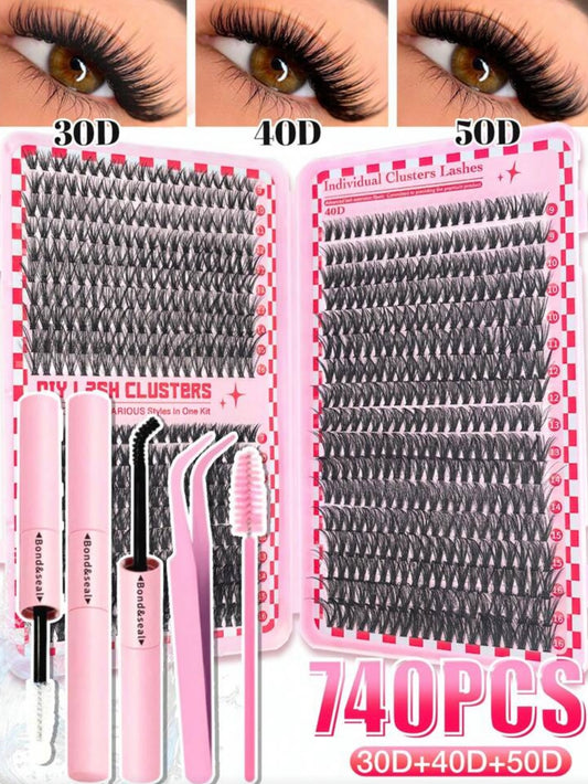 Pestañas de ramito librito