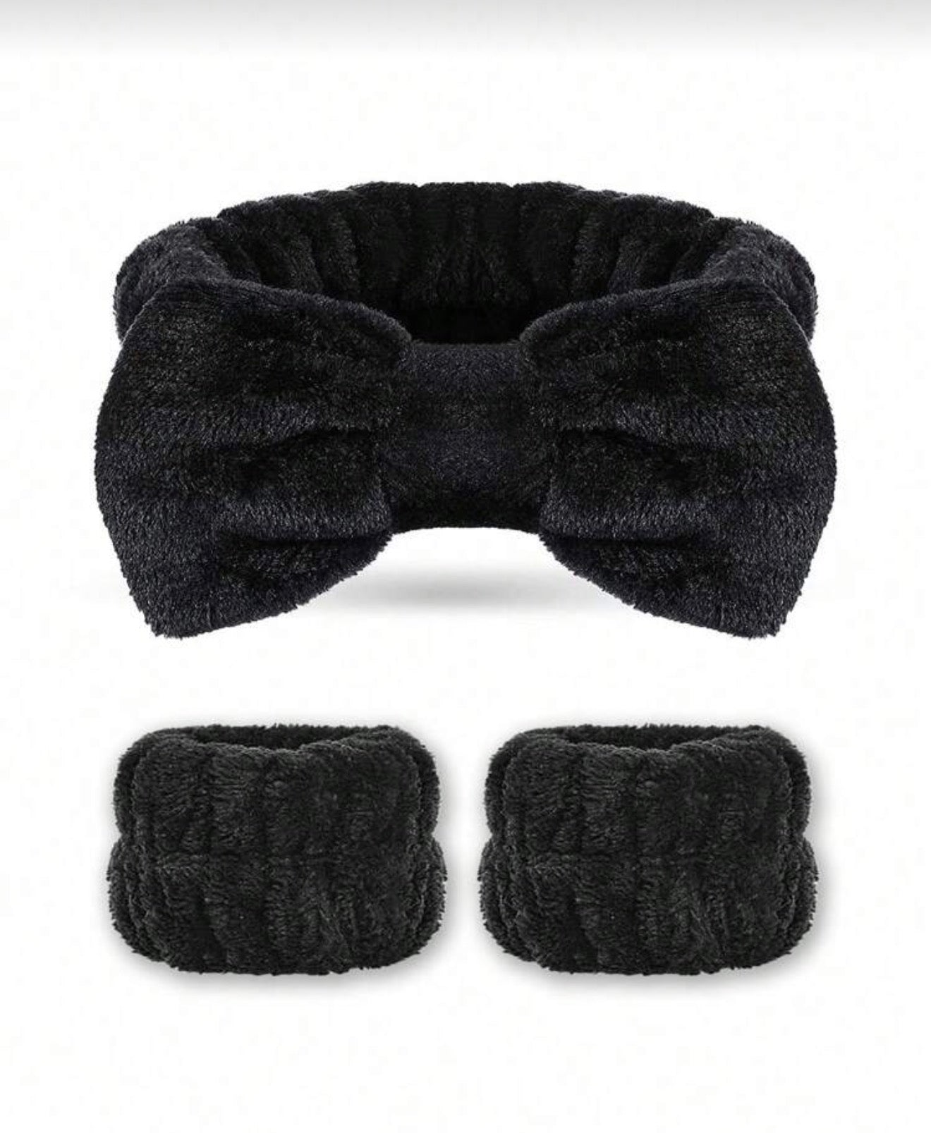 Conjunto de diadema y muñequeras