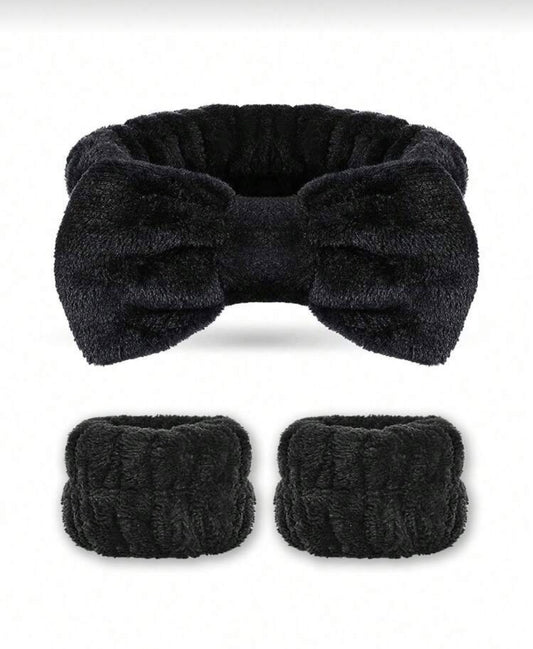 Conjunto de diadema y muñequeras