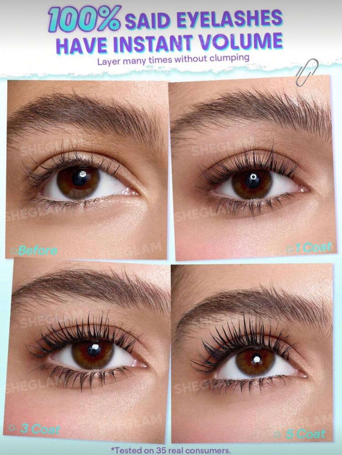 Sheglam Lashlighter Mega Boost Máscara de Pestañas