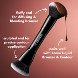 Liquid Bronzer & Contour Duo Brush. ELF