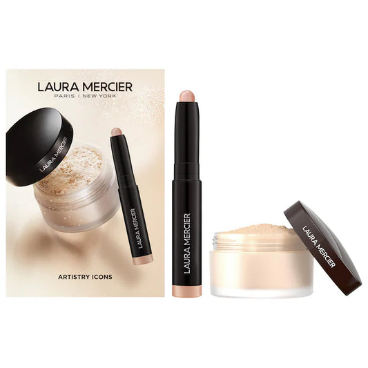 Laura Mercier 
Mini Artistry Icons Loose Powder and Eyeshadow Se