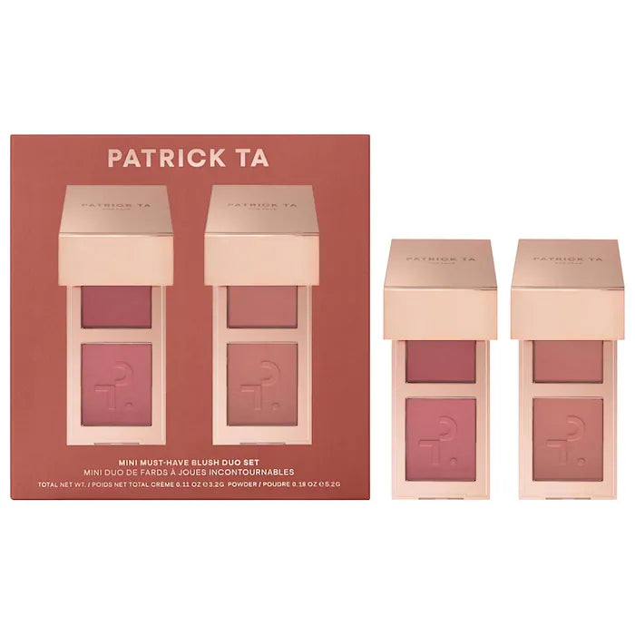 PATRICK TA - Mini Must-Have Major Headlines Double-Take Crème & Powder Blush Duo Set