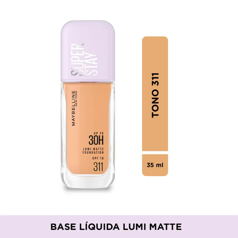 Super Stay Lumi Matte Base de Maquillaje FPS16 Maybelline