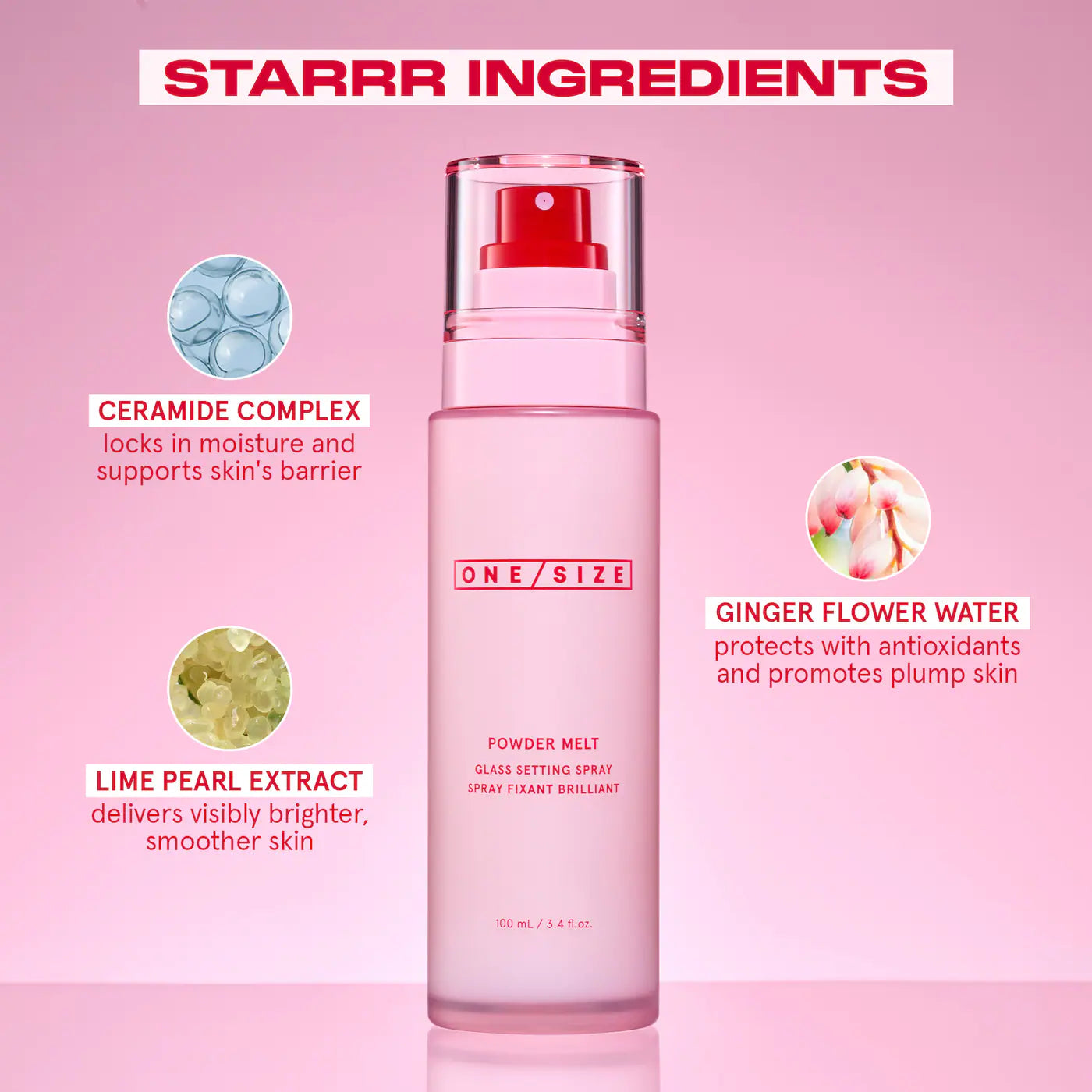 ONE/SIZE - by Patrick Starrr Powder Melt Glass Setting Spray