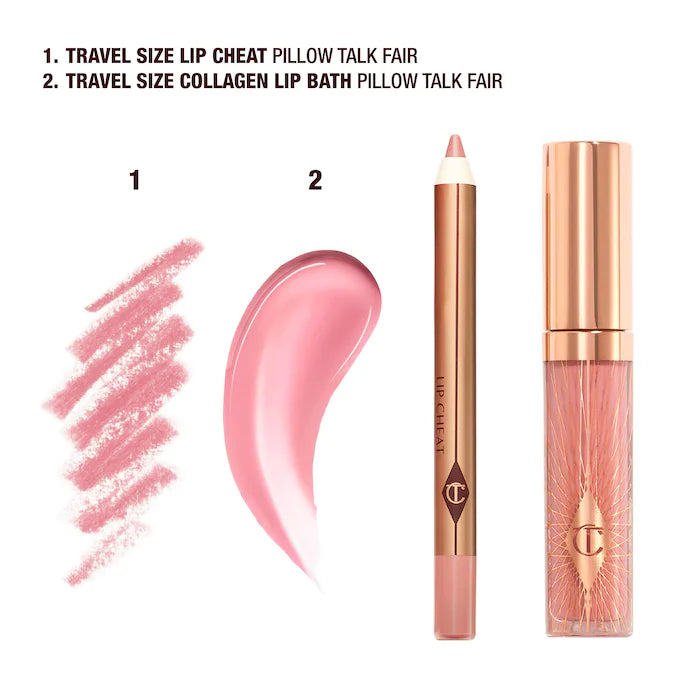 Charlotte Tilbury 
Mini Pillow Talk Glossy Lip Duos