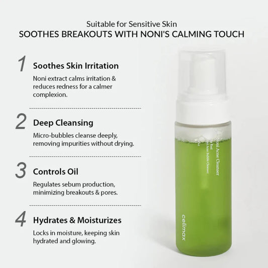 Limpiador Facial The Real Noni Acne Bubble Cleanser [155ml]