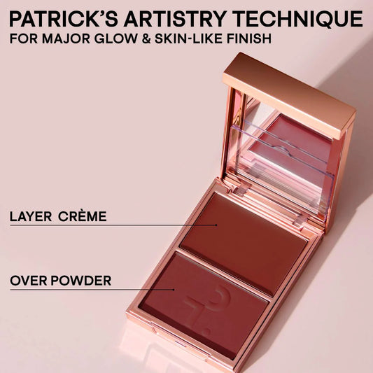 PATRICK TA Major Headlines Double Take Crème & Powder Blush Duo