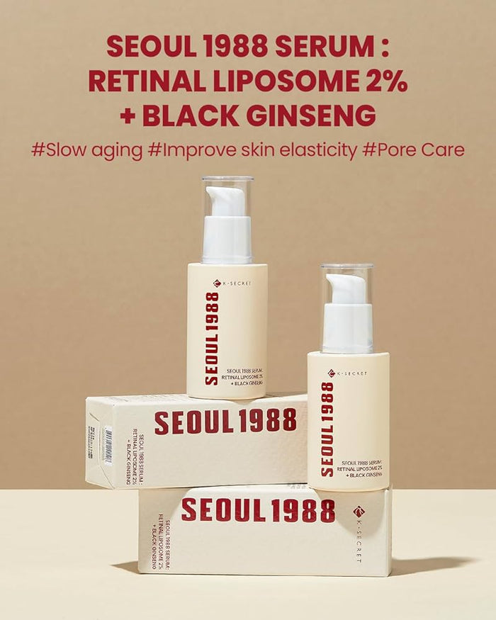 SEOUL 1988 Serum: Retinal Liposome 2% + Black Ginsen
